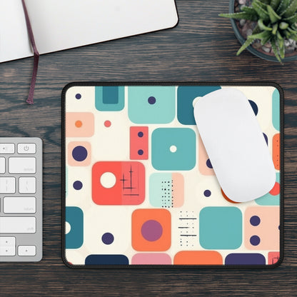 Retro Chic: Atomic Age-Inspired Gaming Mouse Pad with Midcentury Modern Design and 1960s Fashion