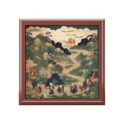 Japanese Tapestry Jewelry Box: Embrace the Artistic Splendor
