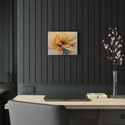 A Brush of Nature's Elegance: Acrylic Prints for Artistic Flower Lovers